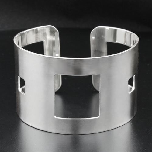 JCE1952 High polished (no plating) Stainless Steel Bangle with No Stone
