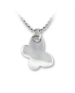 JCEAS1165 High-Polished 925 Sterling Silver Chain Pendant with No Stone