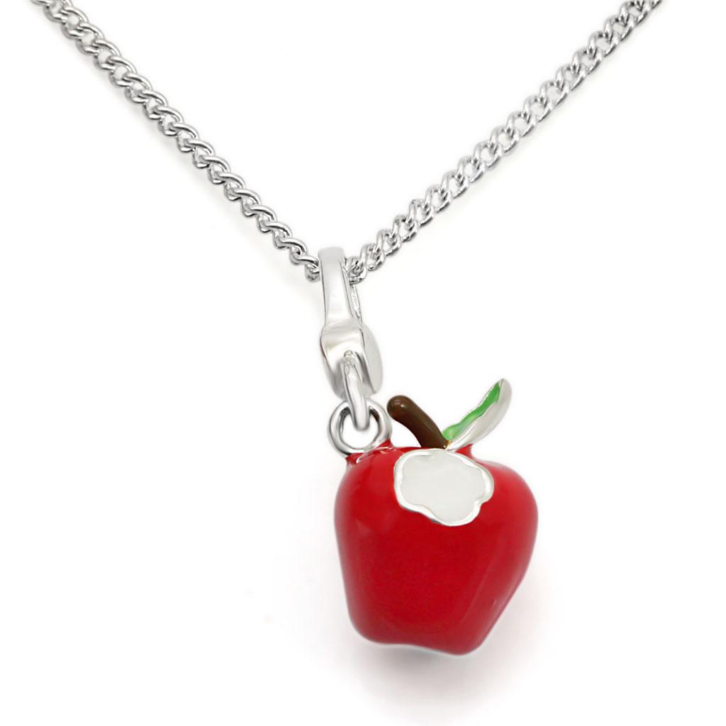 JCES428 Silver 925 Sterling Silver Chain Pendant with No Stone