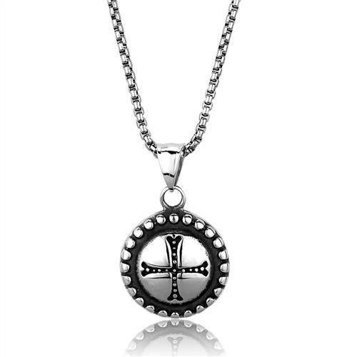 JCE2009 High polished (no plating) Stainless Steel Necklace with No Stone