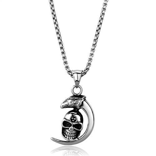 JCE2012 High polished (no plating) Stainless Steel Necklace with No Stone
