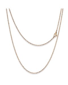 JCE2422R IP Rose Gold(Ion Plating) Stainless Steel Chain with No Stone