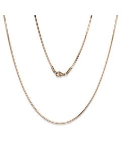 JCE2435R IP Rose Gold(Ion Plating) Stainless Steel Chain with No Stone
