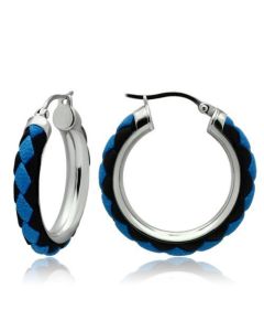 JCE433 High polished (no plating) Stainless Steel Earrings with No Stone