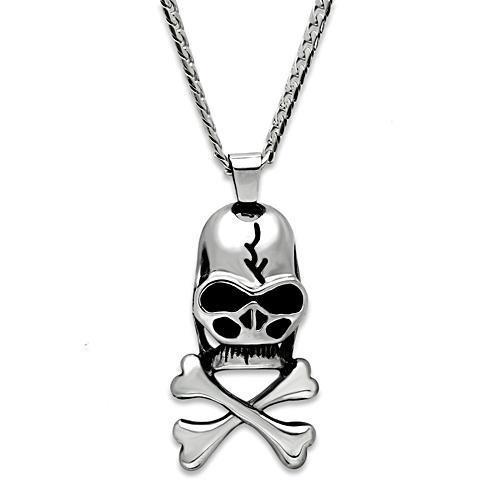 JCE457 High polished (no plating) Stainless Steel Necklace with No Stone