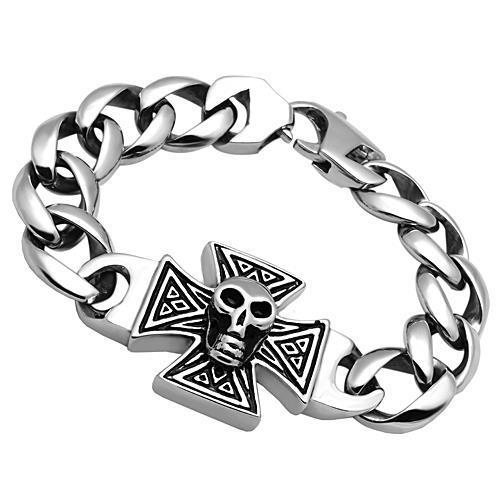JCE564 High polished (no plating) Stainless Steel Bracelet with No Stone