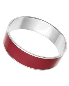 JCE785 High polished (no plating) Stainless Steel Bangle with Epoxy  in Siam